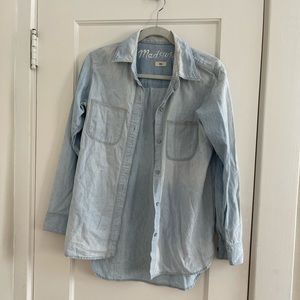 Madewell denim button up